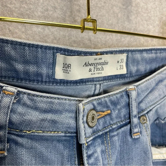 Abercrombie & Fitch Y2K The A&F Skinny Boot Distressed Jeans - Picture 2 of 6